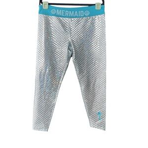 DISNEY MERMAID shiny TIGHTS SIZE XL